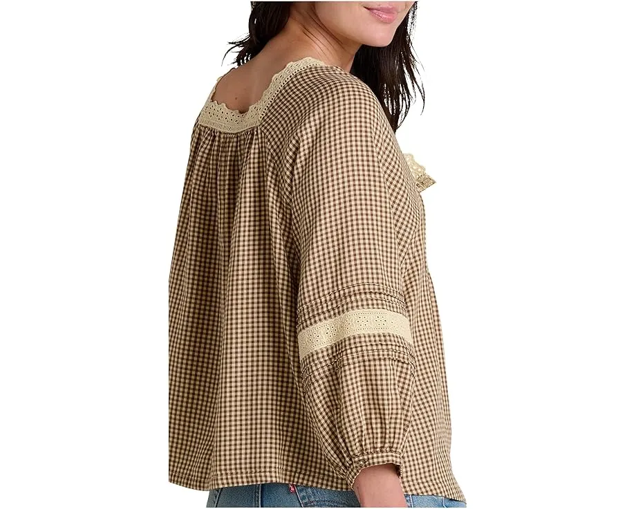 Блуза Toad&Co Manzana Peasant из органического хлопка с квадратным вырезом