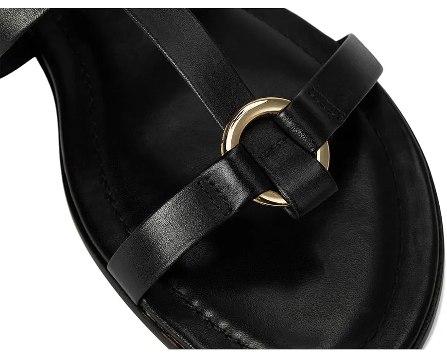 Сандалии Bernardo Hera без каблука Т-образные с миндалевидным носком и регулируемой пряжкой