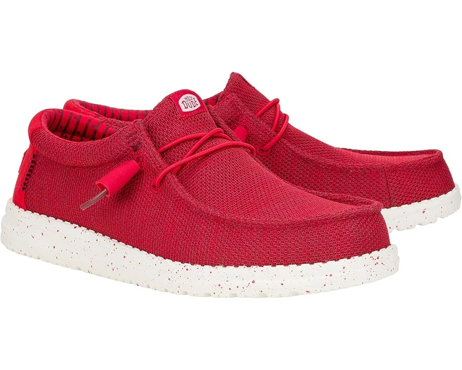 Обувь Hey Dude Wally Stretch Sox с эластичными шнурками и съемной стелькой