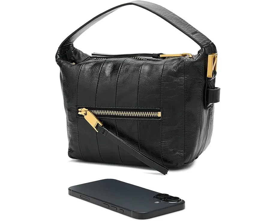 Сумка-хобо AllSaints Vega Panel Grab из кожи с панельным дизайном
