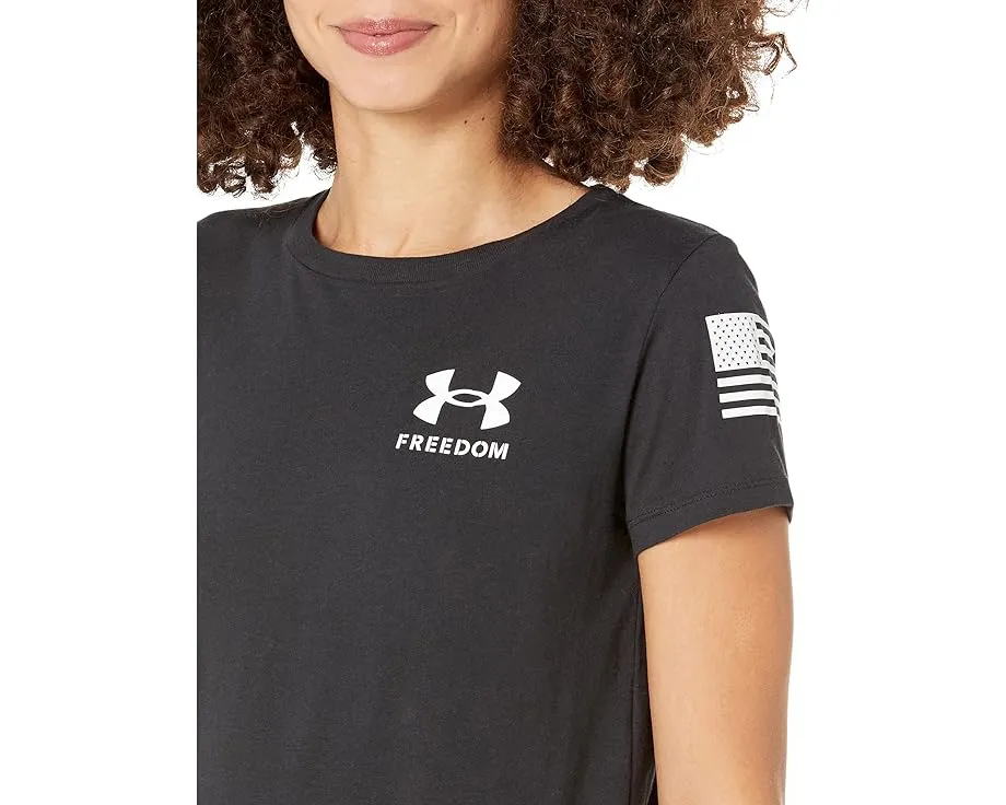 Патриотичная футболка Under Armour New Freedom Flag с принтом и свободным кроем