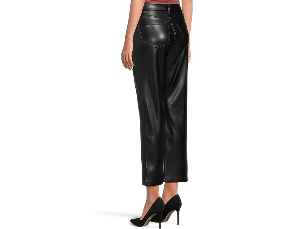 Джинсы Joe's Jeans The Lyra Slim Ankle из веганской кожи