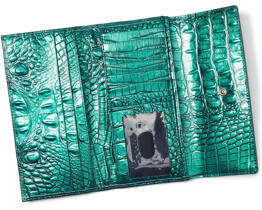 Кошелек Brahmin Cordelia из кожи с тиснением под крокодила