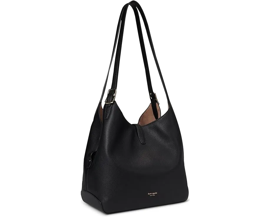 Большая плечевая сумка Kate Spade New York Deco из тисненой кожи