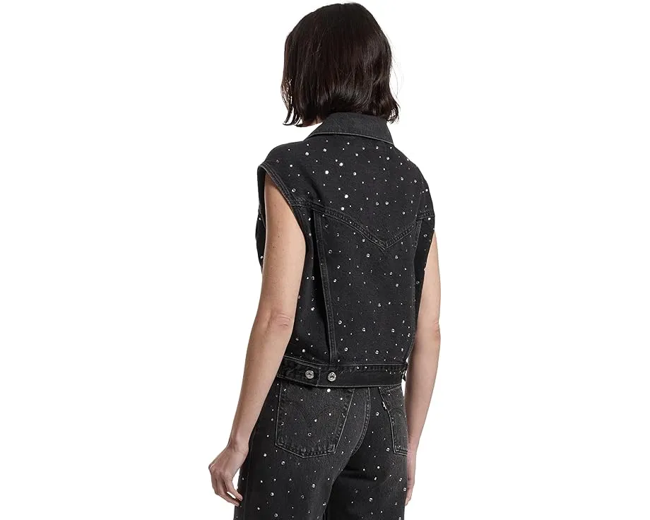 Жилет Levi's® Premium Shrunken 90s в укороченном крое с накладными карманами