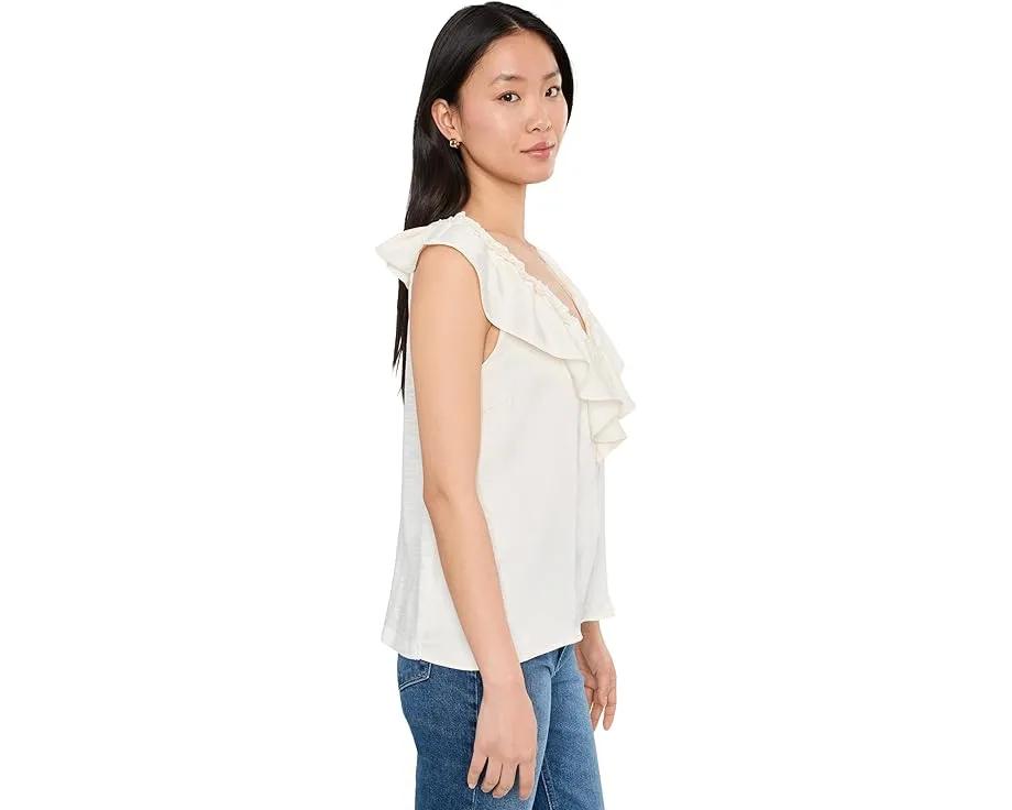 Топ Liverpool Los Angeles без рукавов с рюшами спереди из комбинированного трикотажа