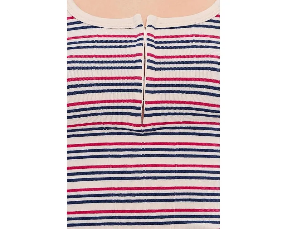 Топ-ками Striped Simply Soft Cami от Free People с квадратным вырезом