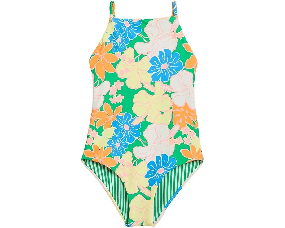 Детский обратимый купальник Maaji Kids Tropic Lei Eagle с квадратным вырезом