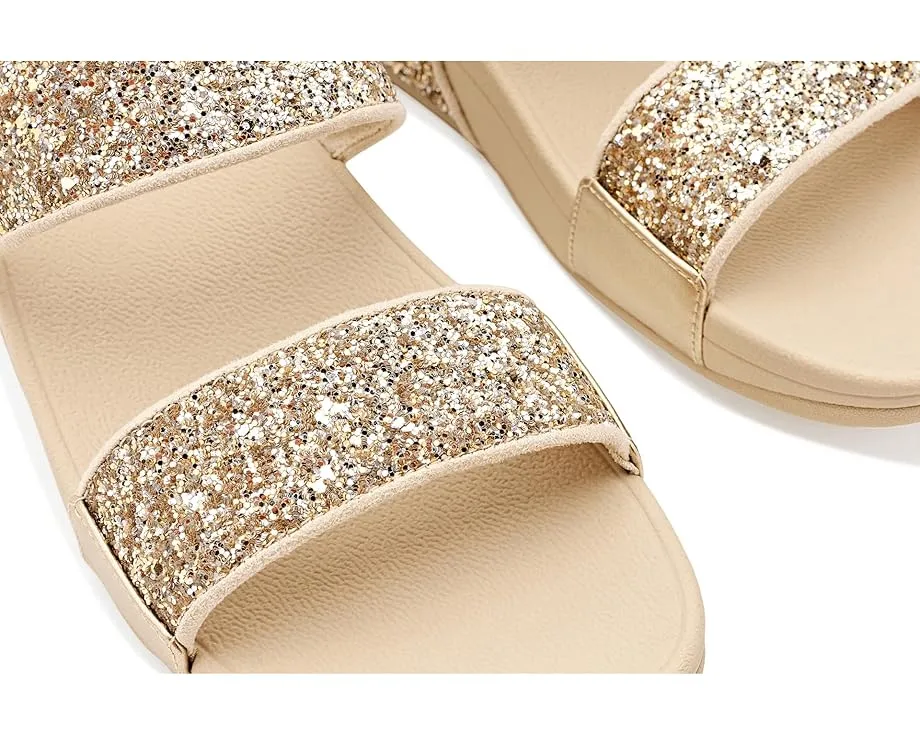 FitFlop слайды Lulu Multi-Tonal Glitter с микроволокном и амортизацией