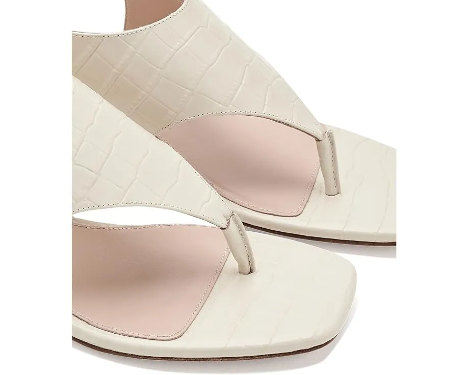 Сандалии Stuart Weitzman Baby Babette Thong на каблуке черные