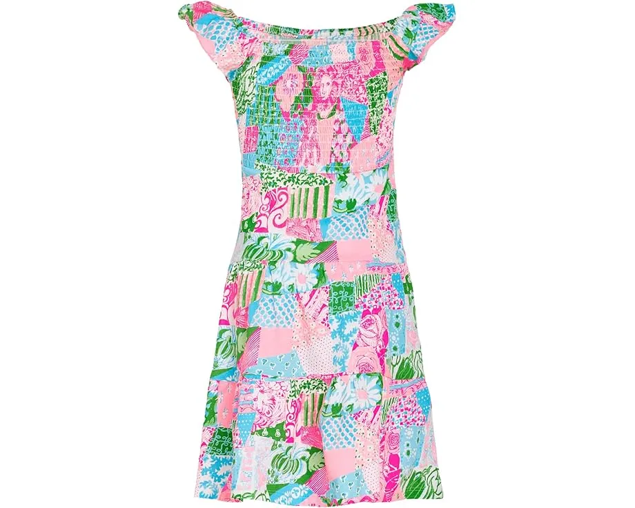 Платье миди Lilly Pulitzer Mini Jilly для девочек с цветочным принтом