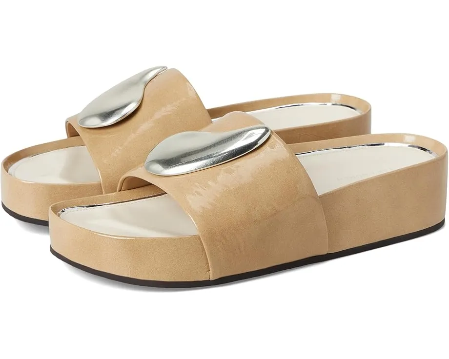 Сланцы Tory Burch Patos на платформе с металлической фурнитурой