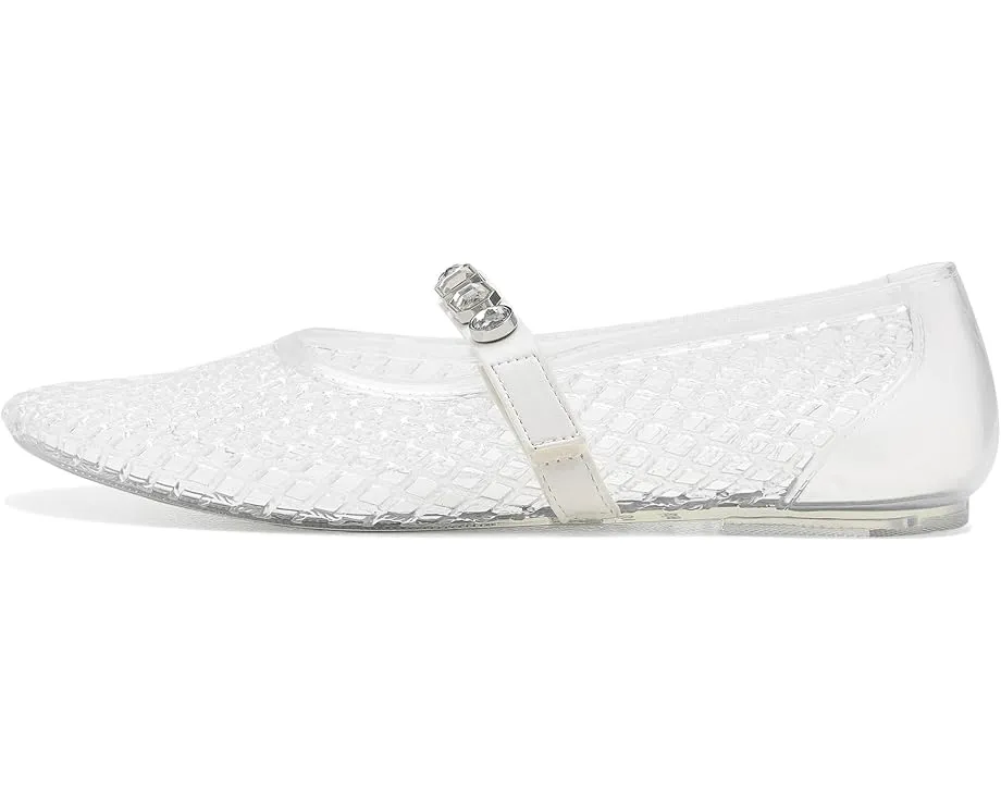 Желейные балетки Jazzy от Kenneth Cole New York с ремешком и стразами