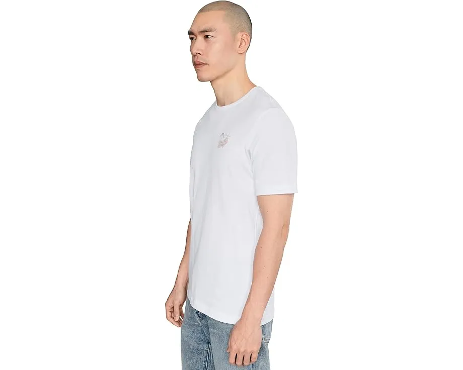 Футболка Founding Member Tee TravisMathew из хлопка с принтом