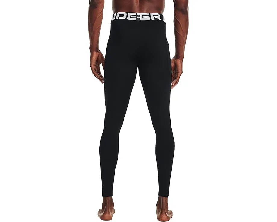 Леггинсы Under Armour ColdGear Armour с двуслойной тканью и сетчатыми вставками