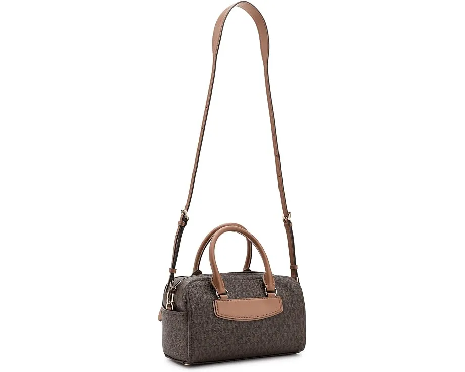 Сумка MICHAEL Michael Kors Jet Set Travel Extra Small Duffle через плечо с принтом лого