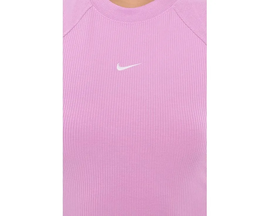 Топ Nike Sportswear Chill Knit Rib с коротким рукавом и ребристым узором
