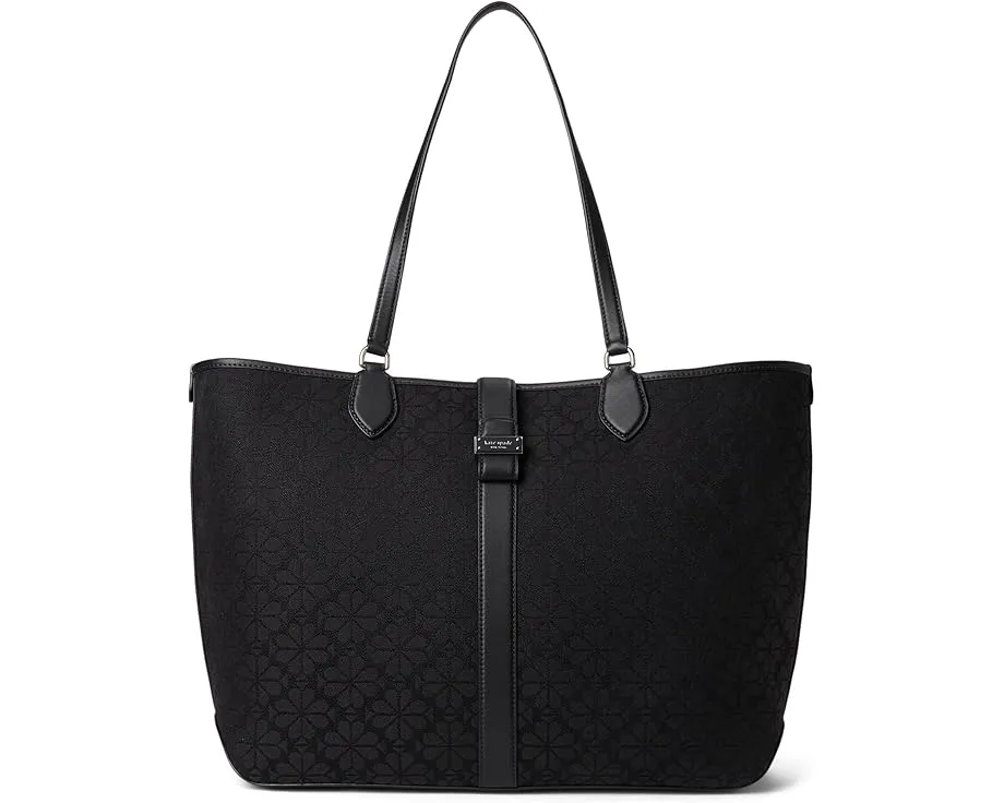 Kate Spade New York большая сумка тоут Spade Flower Jacquard с открытым верхом