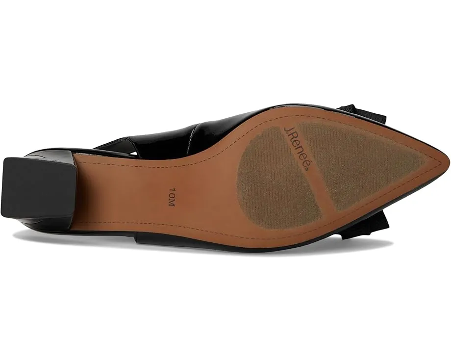 J. Renee Kimma лодочки с острым носком и бантом на блочном каблуке