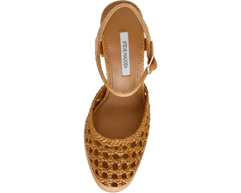 Босоножки Steve Madden Lexie на платформе с плетеным верхом из рафии