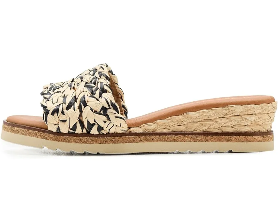 Сандалии Andre Assous Nessie на платформе с плетеным каблуком и миндалевидным носком