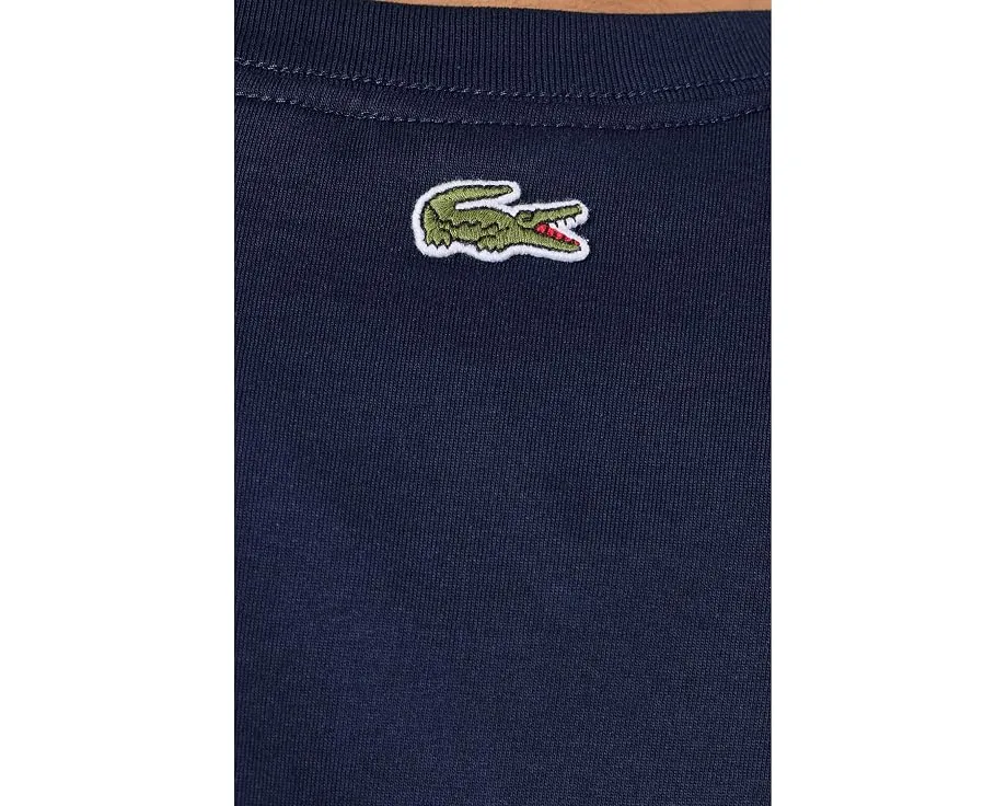 Футболка Lacoste с принтом из хлопкового джерси