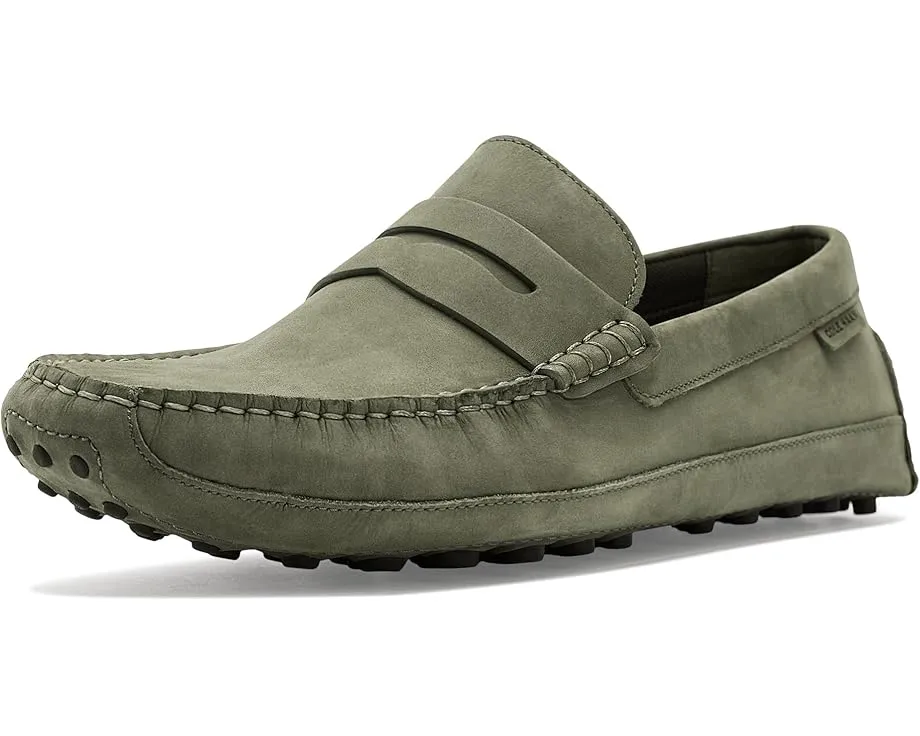 Замшевые лоферы Cole Haan Davies Grand Penny с круглым носком и резиновой подошвой