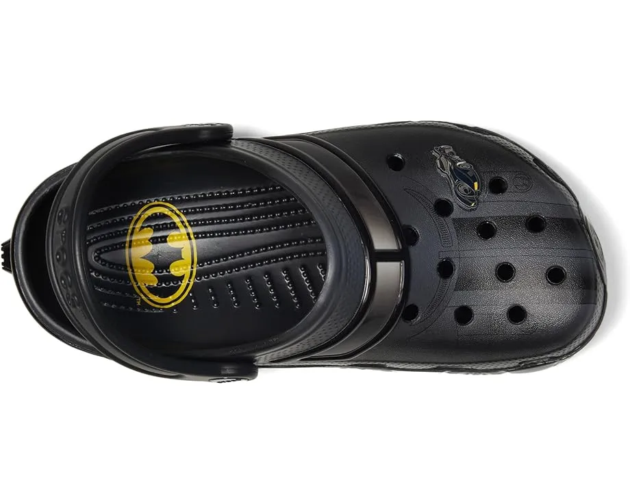 Кроксы Crocs Batman Batmobile Classic Clogs для детей с тематическим принтом