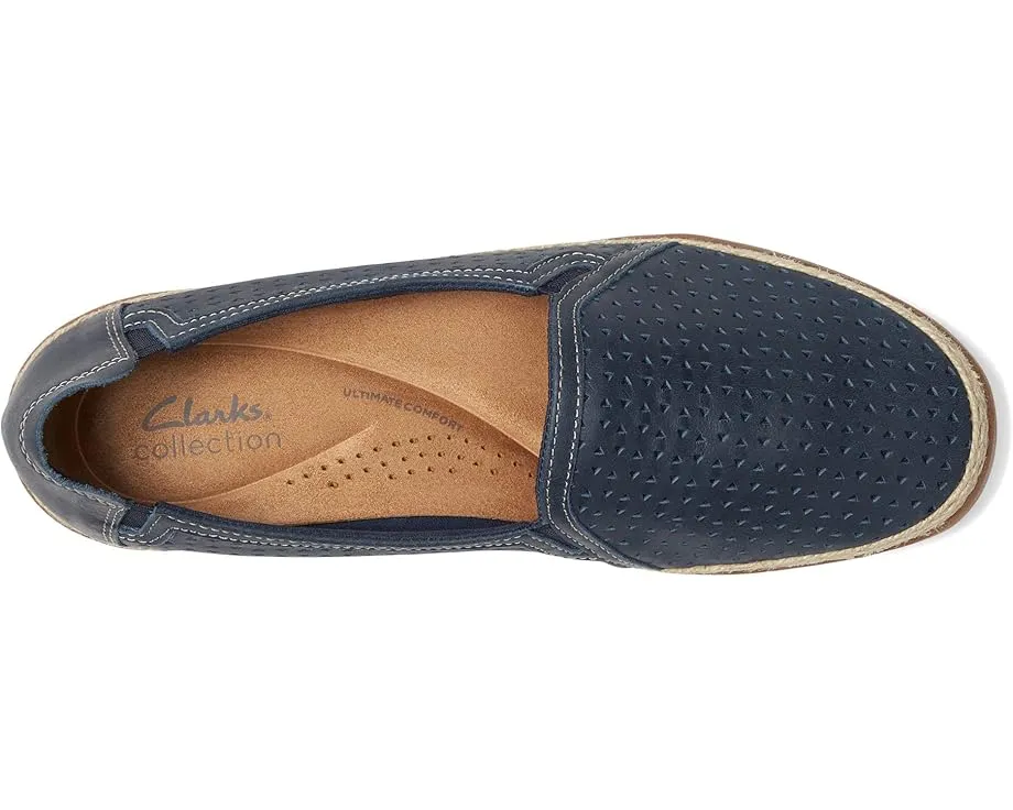 Эспадрильи Clarks Elaina Ruby с перфорацией и комфортной стелькой