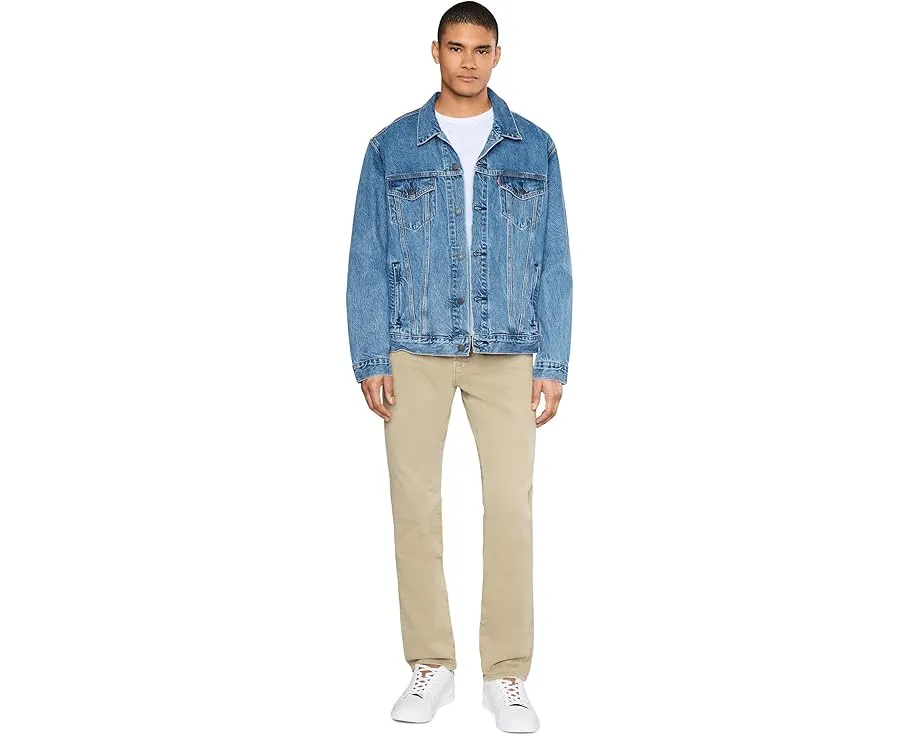 Тонкие прямые джинсы Everett 7 Years Sulfur Valley Tan из мягкого денима от AG Jeans