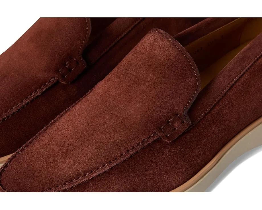 Мокасины Magnanni Lourenco из замши с кожаной стелькой и плоским каблуком