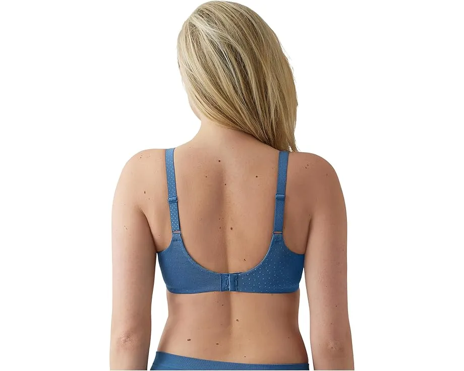 Бюстгальтер Wacoal Back Appeal на косточках с кружевом в горошек