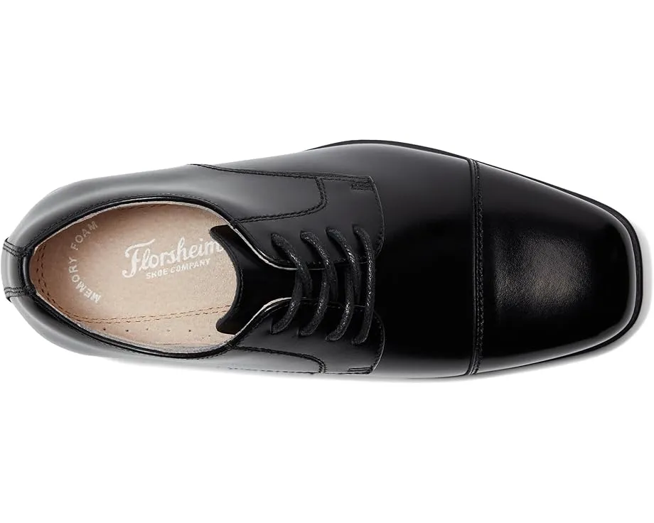 Детские оксфорды Reveal Cap Toe с велосипедным носком от Florsheim Kids