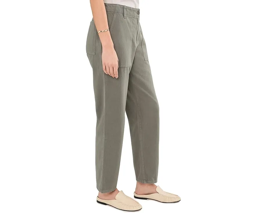 Eileen Fisher Укороченные брюки чинос из окрашенного органического хлопка