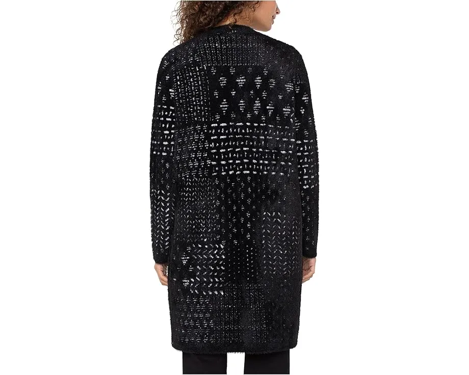 Кардиган-пальто Liverpool Los Angeles Long Sleeve Collarless Open Front Sweater Coat