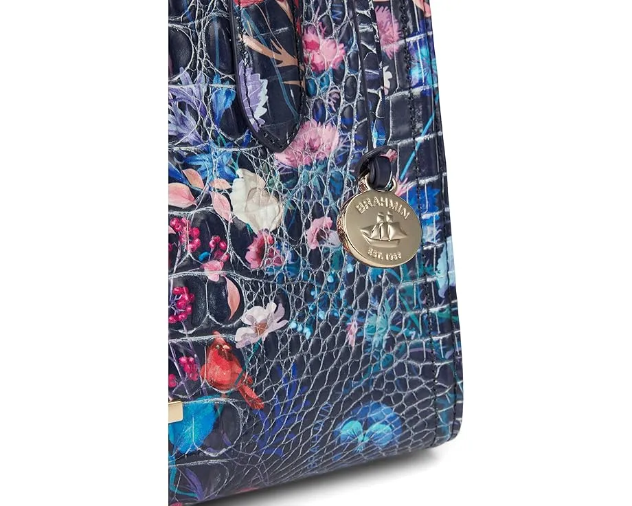 Сумка Brahmin Cami среднего размера с квадратной формой и карманами