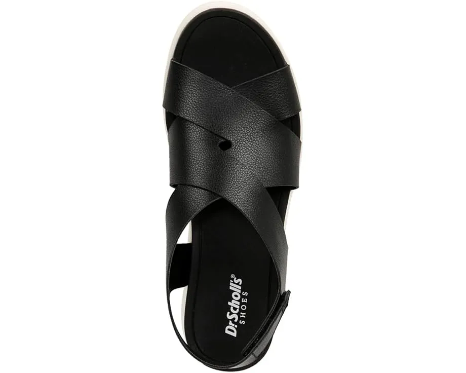 Сандалии Dr. Scholl's Time Off Sea с перекрестными ремешками и поддержкой свода стопы