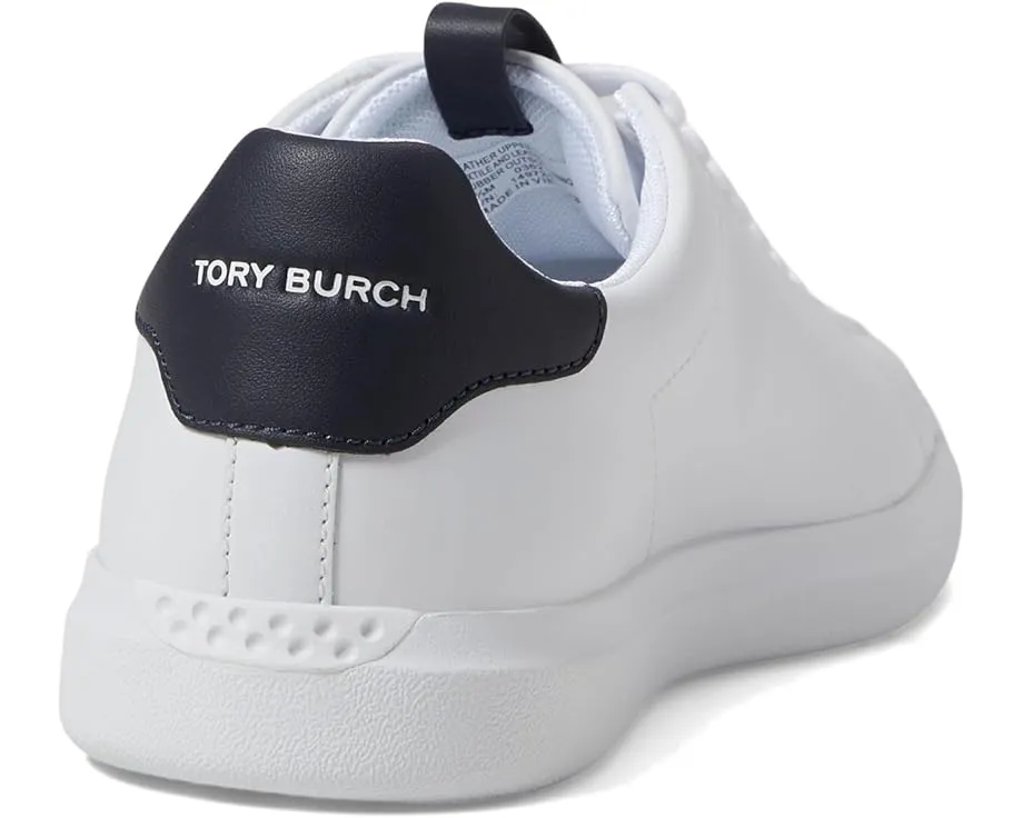 Кроссовки Tory Burch Double T Howell Court из кожи и полиуретана с круглым носком
