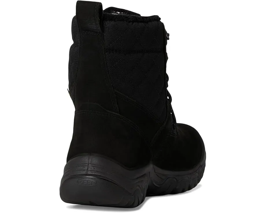 Утепленные водонепроницаемые зимние ботинки KEEN Greta 2 с кожаным верхом и стеганым воротником