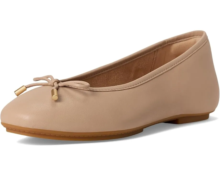 Балетки FitFlop Delicato Bow из мягкой кожи с квадратным носком
