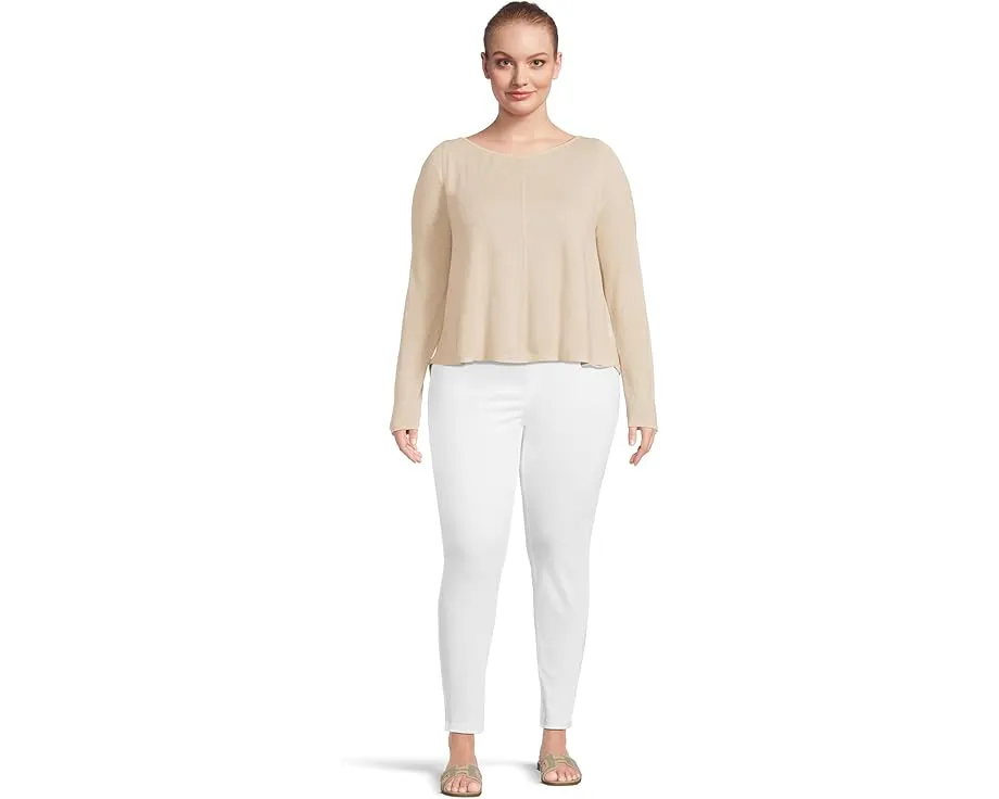 Длинная блуза Prana New Moon с лодочкой и открытой спиной из смеси конопли