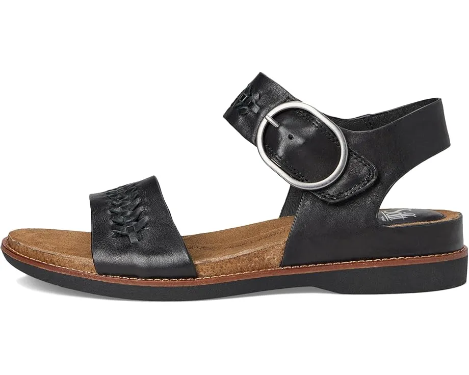 Sofft Bali II сандалии из плетеной кожи с пробковой стелькой и скрытой застежкой