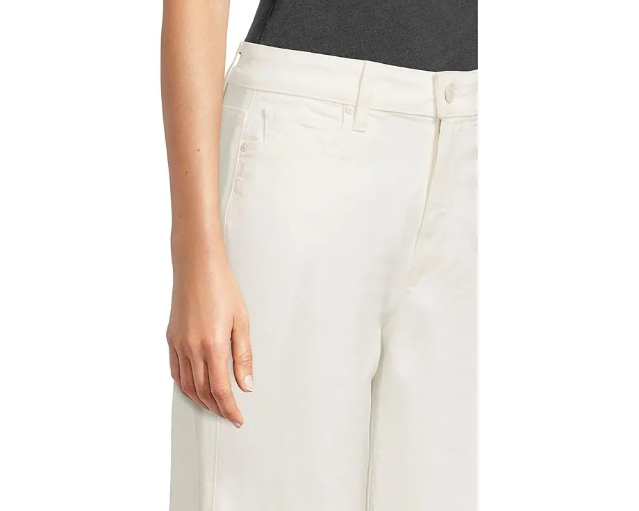 Джинсы Paige Anessa Petite с необработанным краем в цвете Tonal Ecru для невысоких