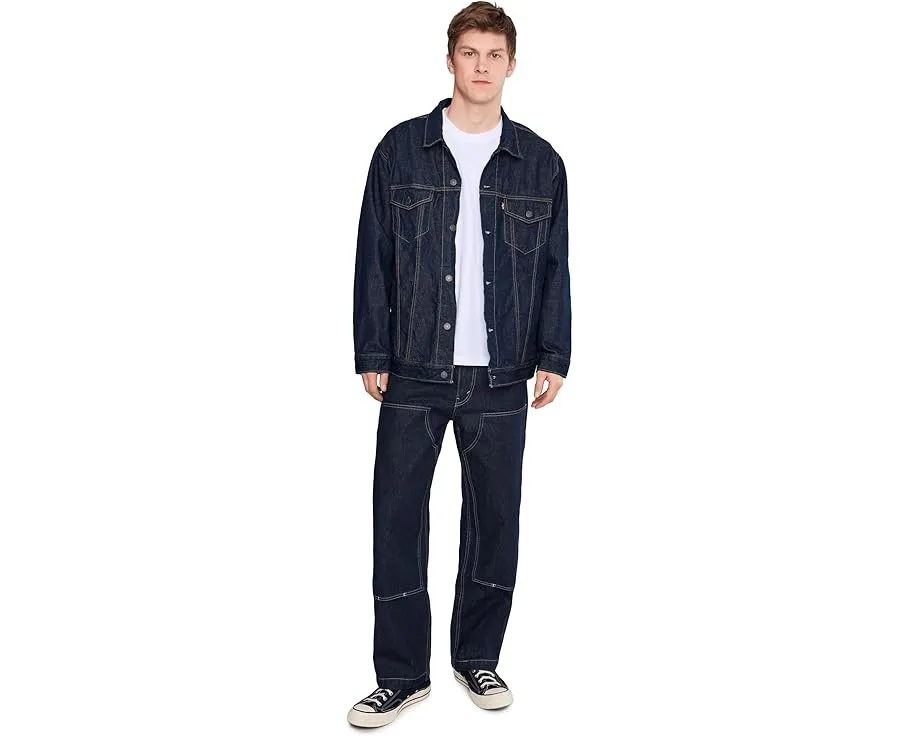Джинсы Levi's Premium 568 Loose Straight Double Knee из плотного денима