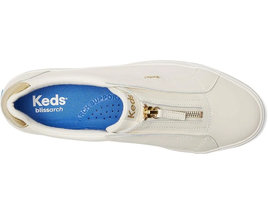 Keds Pursuit минималистичные кроссовки на молнии с кожаным верхом
