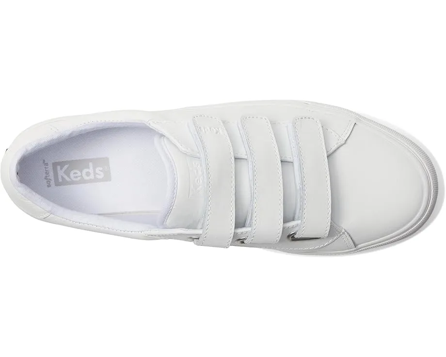 Кроссовки Keds Jump Kick V с застежкой на три липучки и кожаным верхом