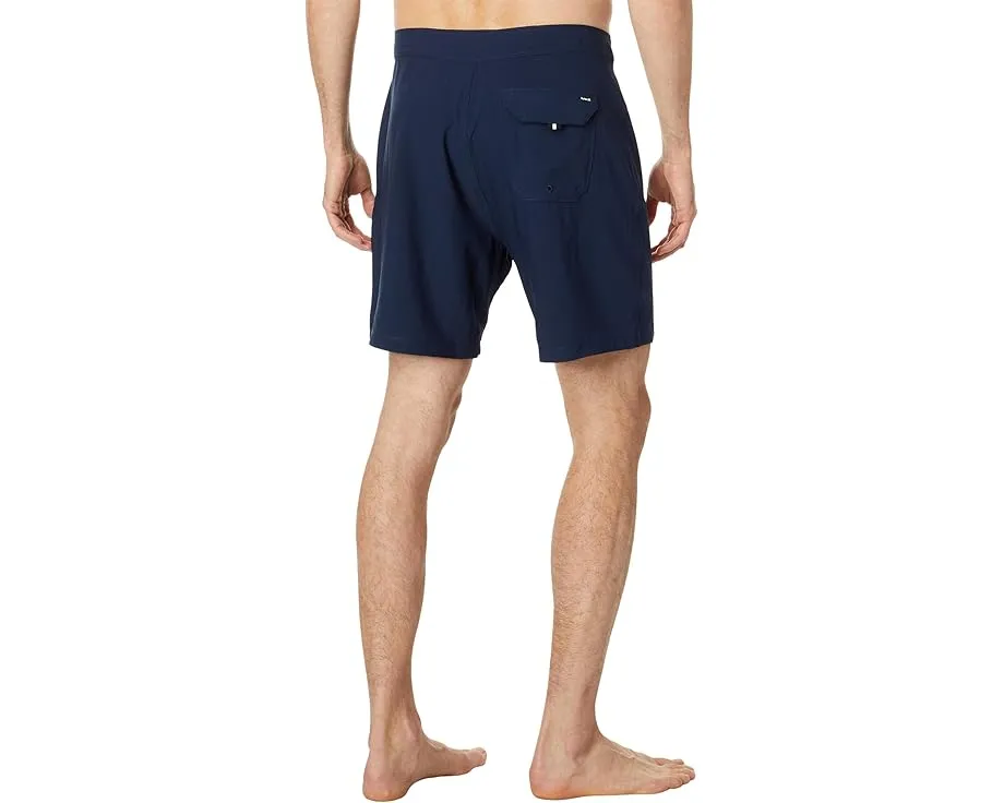 Шорты для плавания Hurley Phantom-Eco One & Only Solid длиной 18 дюймов (45.72 см) с регулируемой завязкой