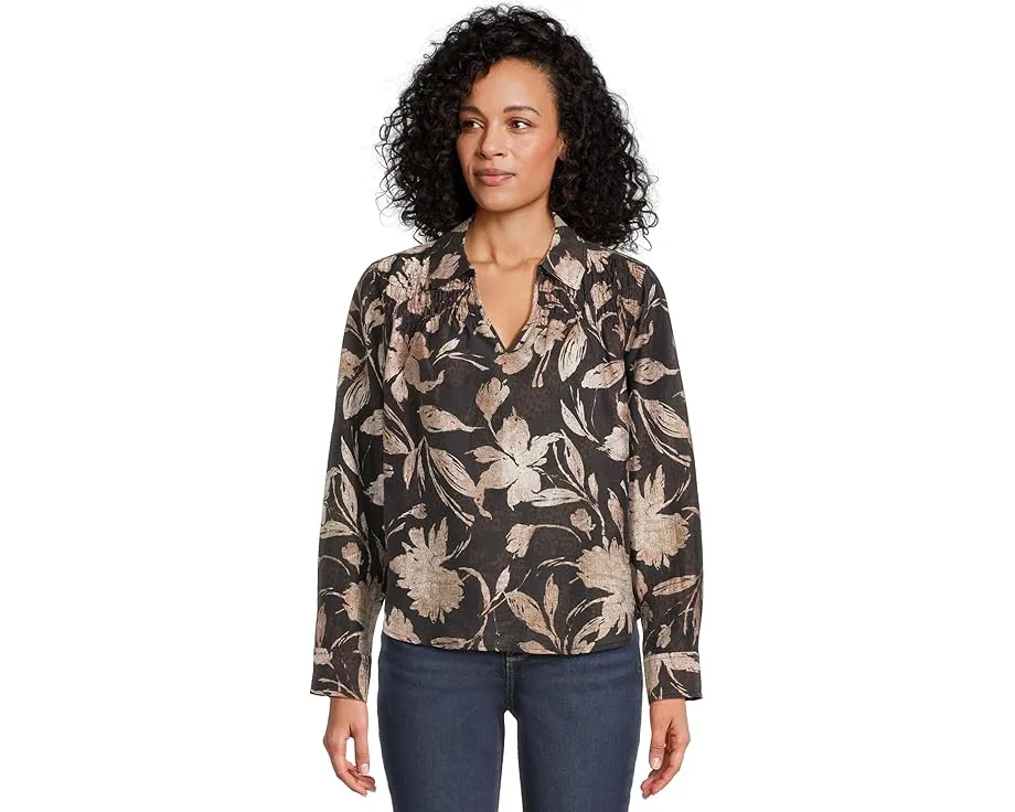 Блуза с длинными рукавами Bloom Beauty и цветочным принтом Tommy Bahama