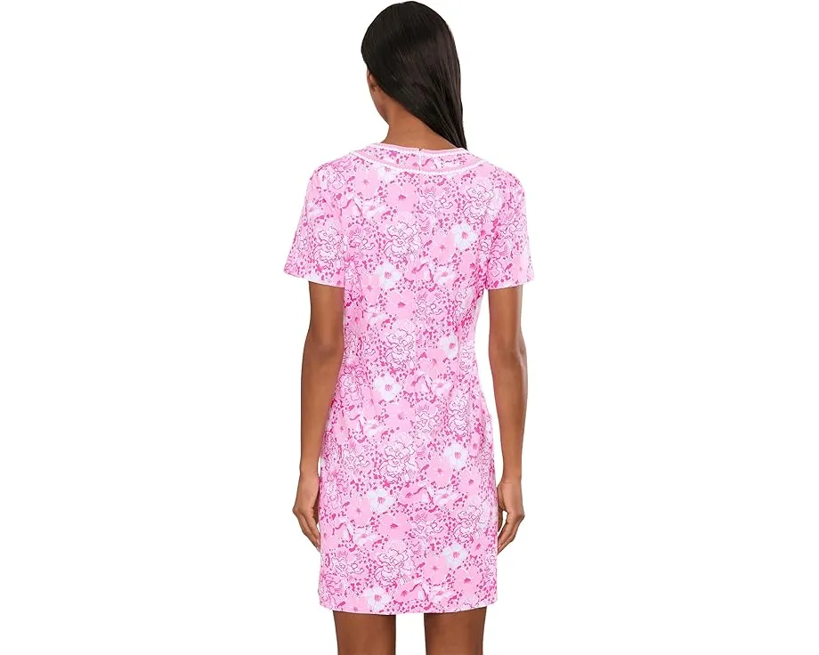 Платье Adetta Short Sleeve Stretch Shift Dress Lilly Pulitzer с кружевом