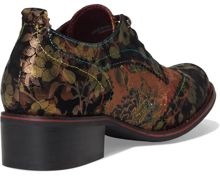 Ботинки Oneofakind с цветочными акцентами и каблуком 4 см